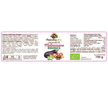 Caponata di Melanzana Biologica