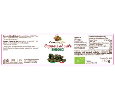 Capperi al Sale Biologici