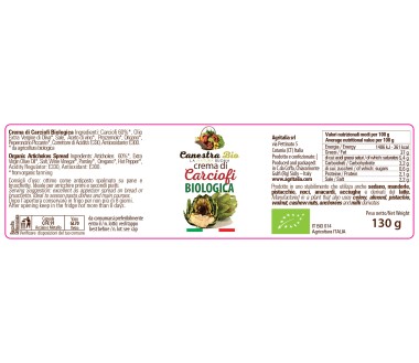 Crema di Carciofi Biologica