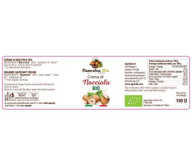 Crema Nocciola Bio