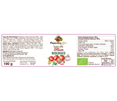 Sugo alle Olive Biologico